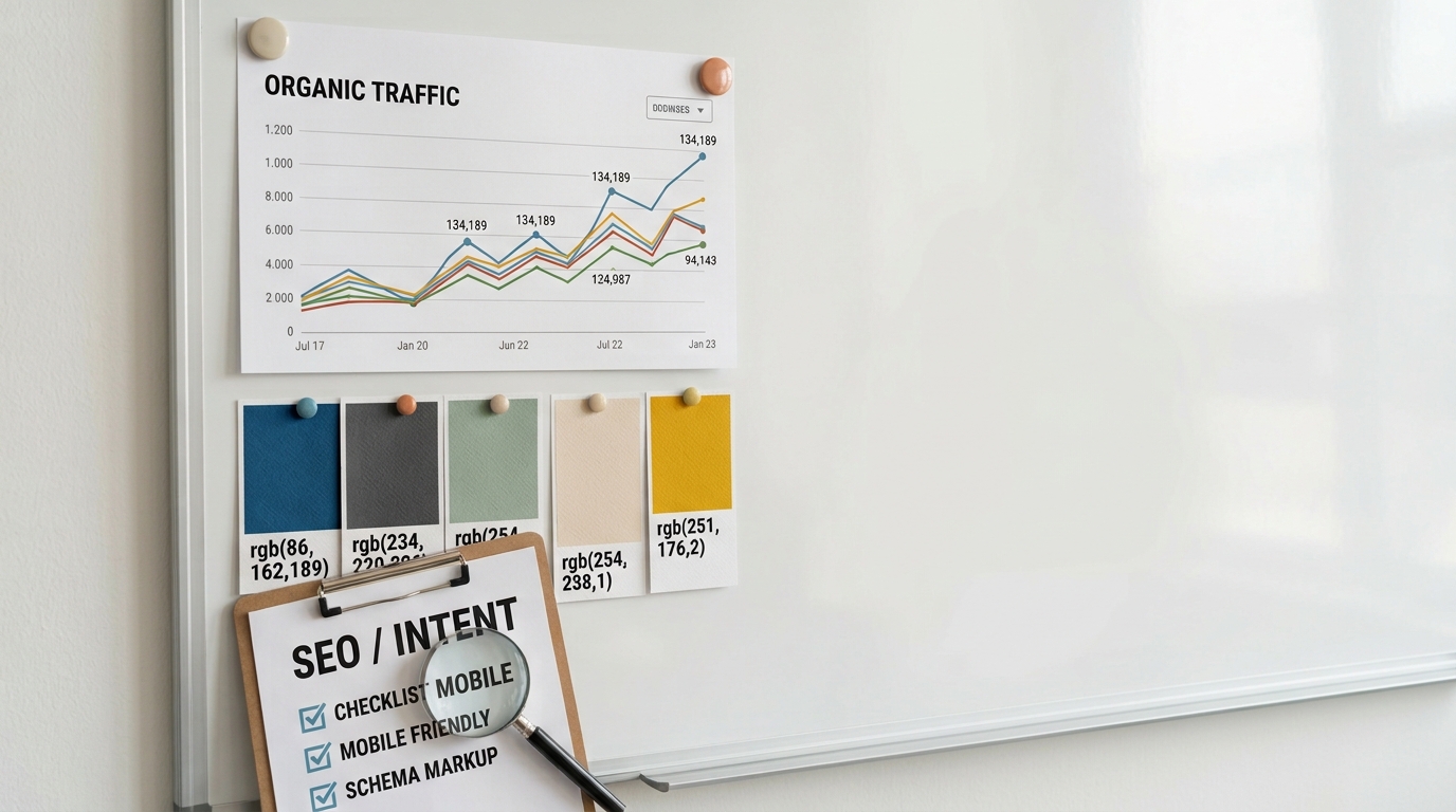 SEO optimized business website search visibility